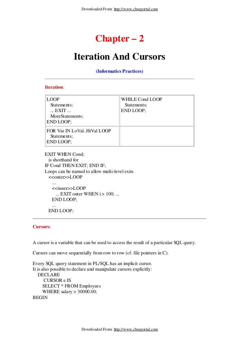 Informatics Practices Class 12 Ebook